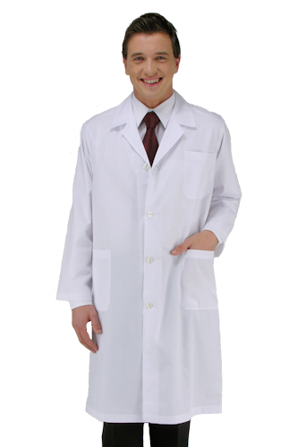 CAMICE BIANCO MEDICO COTONE 128: camice bianco medico in cotone abbigliamento professionale per studi medici...